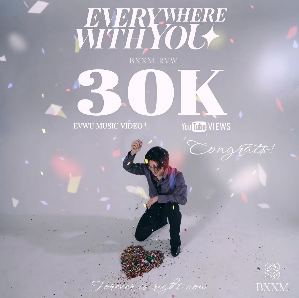 jazlissb's tweet photo. We reached 30K!
Congratulations, Boom! 😭🎉🪩Let’s keep streaming and supporting Everywhere With You! 🫶🏻 ✨. 

#BXXMRVW #RVW
#EVWU  #AuralisEVWU https://t.co/pWjFjf4p1p
