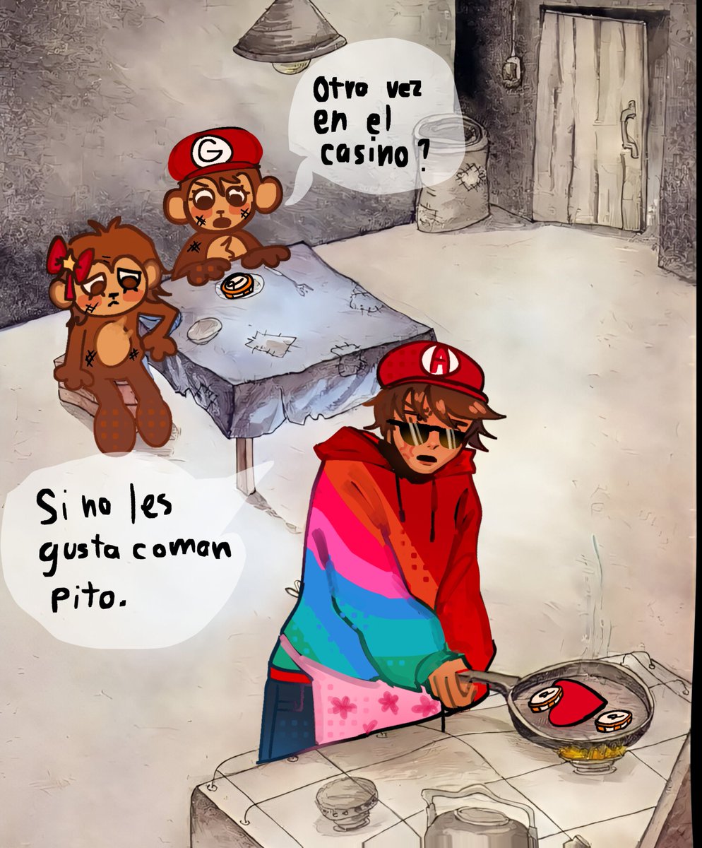 S0op_Mmmm's tweet photo. Día de casino y supernova de chill #aldofanart https://t.co/MDXw1TbFnx