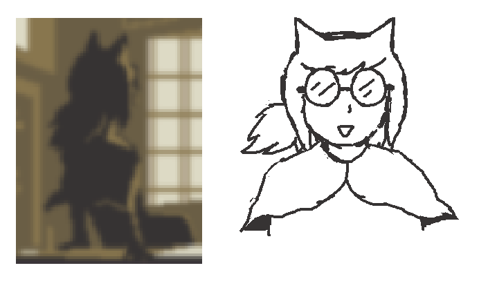 MetalicaLocura's tweet photo. i remember that when i saw the pink shop sprite for the first time it was through a stream in shit quality so i ended up thinking she was supossed to have glasses https://t.co/l3Um64cHQl