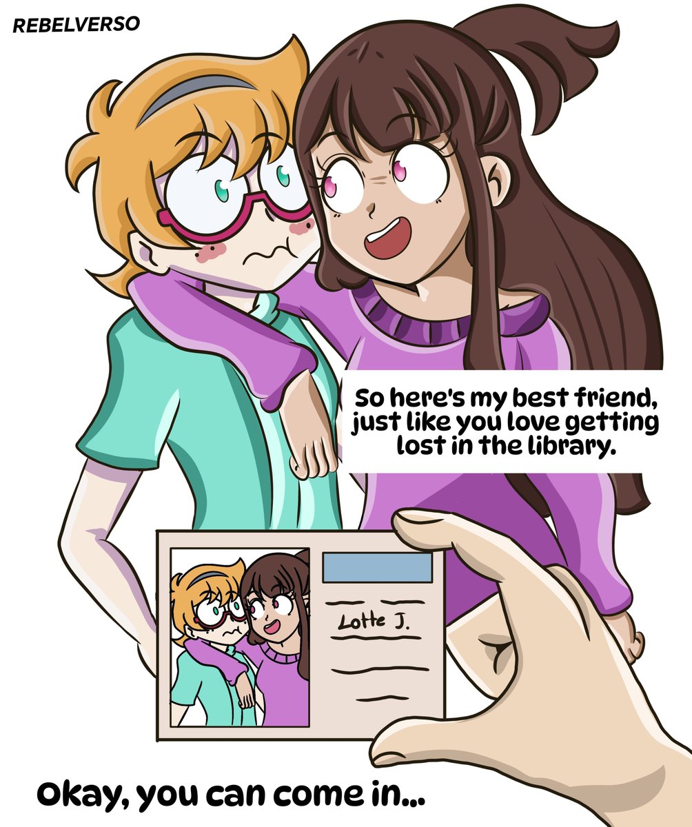 RebelVerse0A's tweet photo. Is that your picture? 
#LWA_jp #littlewitchacademia #art #fanart #Lotte #Akko #AtsukoKagari https://t.co/nIFlvh70G4