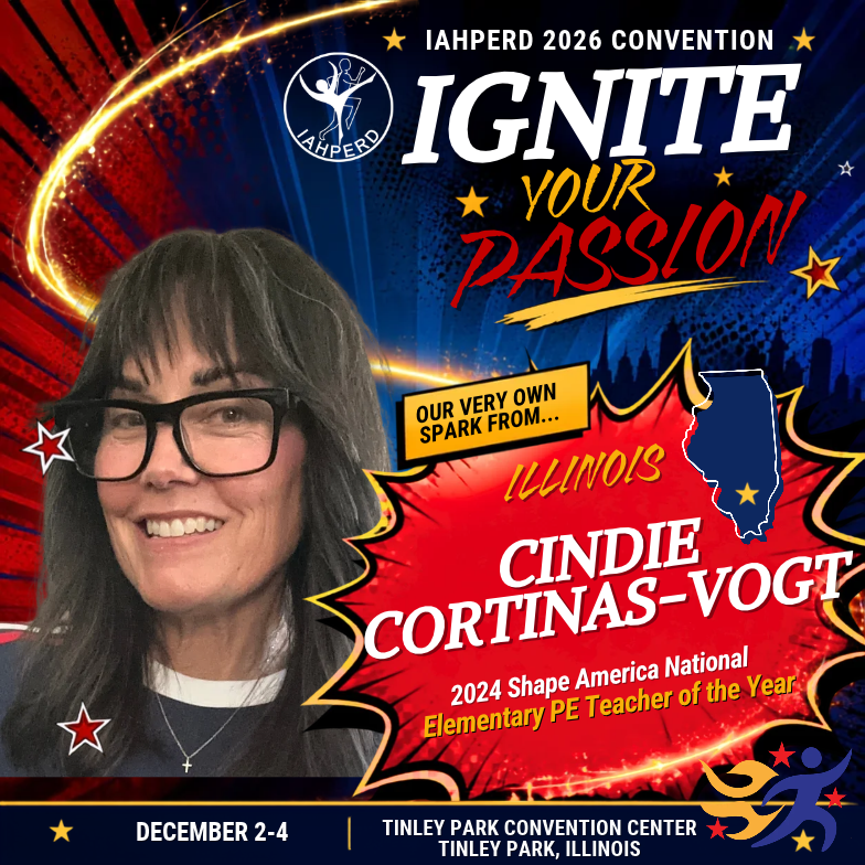 IAHPERD's tweet photo. Some Ts don’t just teach—they ignite! 🔥
Cindie Cortinas-Vogt, the 2024 @SHAPEAmerica National Elem PE Teacher of the Year is presenting at #IAHPERD26!
Her passion & energy remind us of our impact—one student, one class, and one experience at a time.
#PhysEd #HealthEd https://t.co/gQVJjt73nF