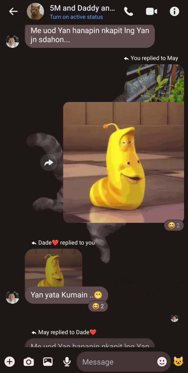 Merinellaaa's tweet photo. Them being serious about figuring out who ate the kalamansi leaves 😭

Meanwhile, me being a lil sht: *sends a GIF of a yellow larva 🤣*

HAHAHAHAHA https://t.co/RYcQJX9GuI
