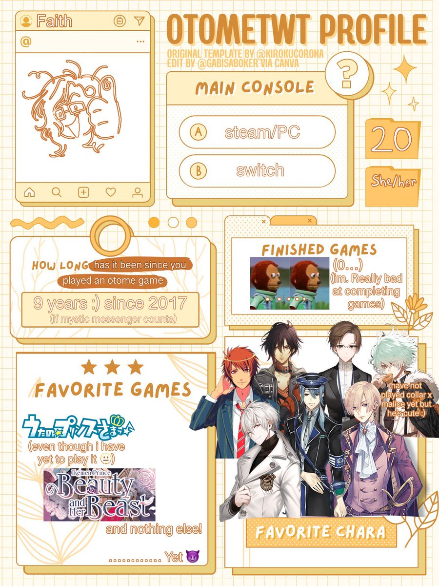 mytorcocled's tweet photo. hhhhhiiiiiii 🥹okay so like. Hello. this is a little bit outdated cuz i first made rhis in like 2023 but i did update important things like me age and stuffs! but ballooo o/ highkey though i barely play ikepri anymore 😭😭 still love yves tho 😌

#otometwtintro #otometwt https://t.co/3cE3cX4n89