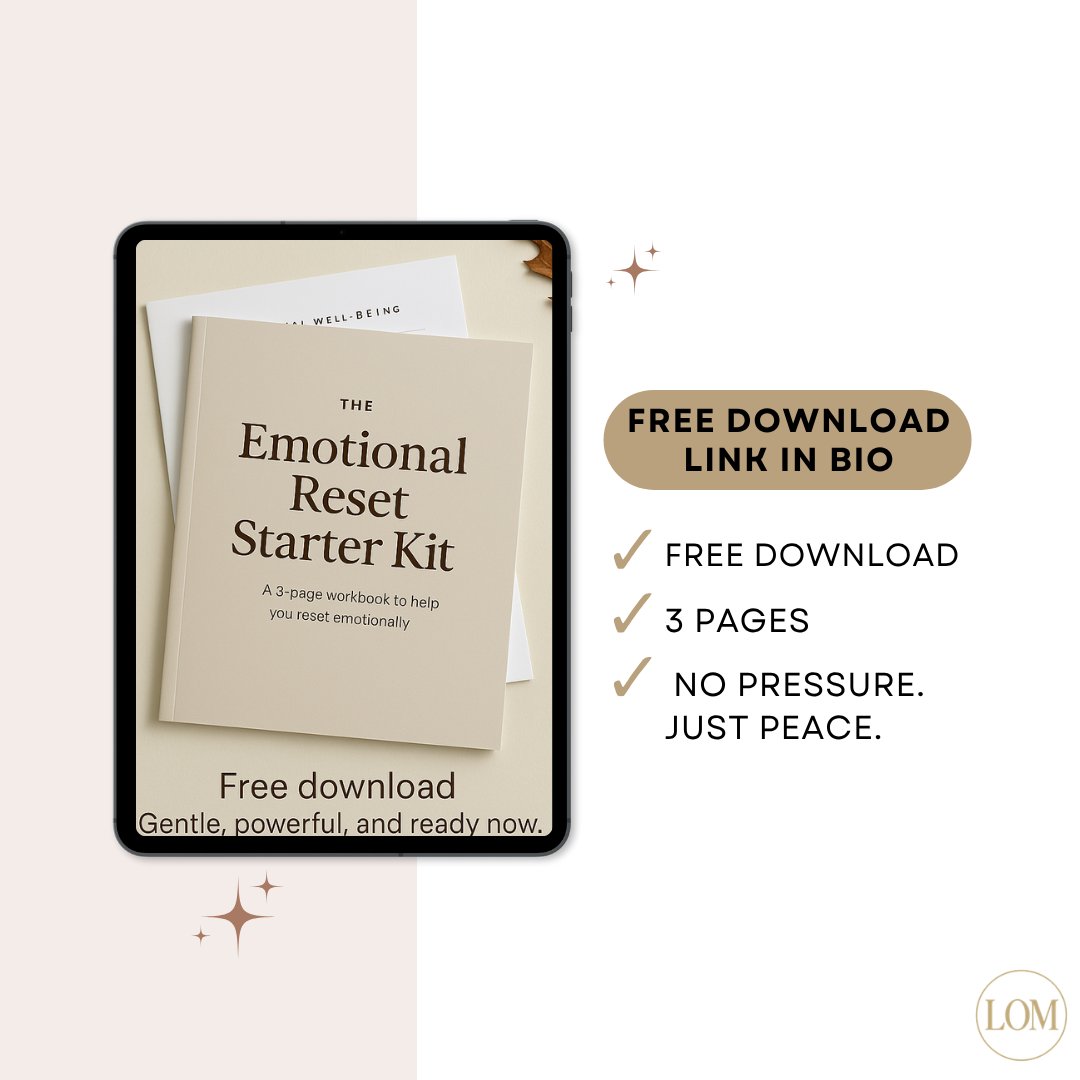 EvelynKish's tweet photo. Gentle. Powerful. Ready now. The Emotional Reset Starter Kit™ is a free 3-page guide to help you reset emotionally and breathe easier. Click link in bio for instant access. #ConfidenceReset #MindsetMatters #LifeOverMatterCo #InnerStrength #PersonalGrowth https://t.co/j0b3dJ1cSG