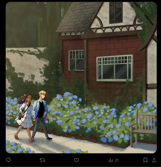 minhytoo's tweet photo. @NovaxVtuber wait, you guys are getting likes?
(panel from my comic Hickory Peaks) https://t.co/fOEnJL9L57