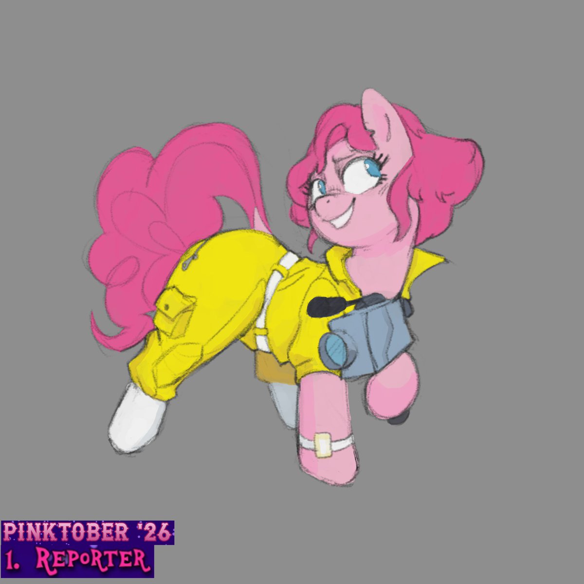 mrluckyhoof's tweet photo. April O'Neil. Pinkie might need some help unzipping this one. 

#pinktober https://t.co/9Fl8Zk7Uqh