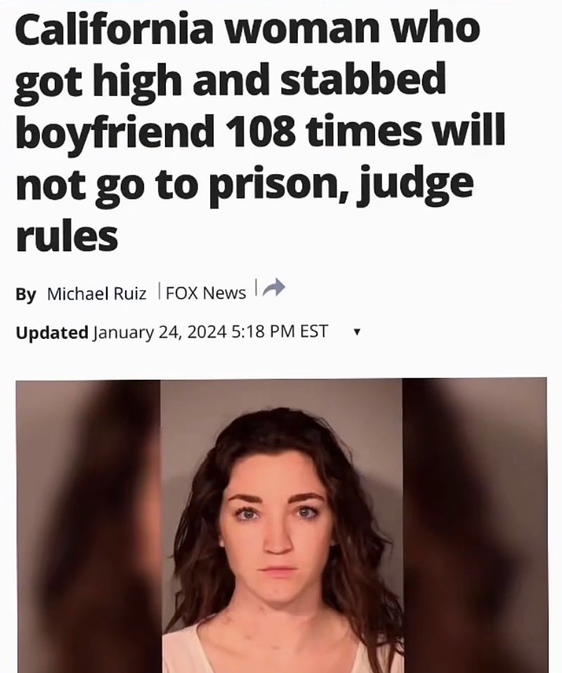 HughRetard's tweet photo. We have a women accountability problem.

Can’t repay a loan? Loan forgiveness.
Have an orgy? You were raped.
Kill your kids? You were sad.
Stab your bf? You were stoned. 
Had unprotected sex? Kill your baby. https://t.co/hEl1TwgZTc