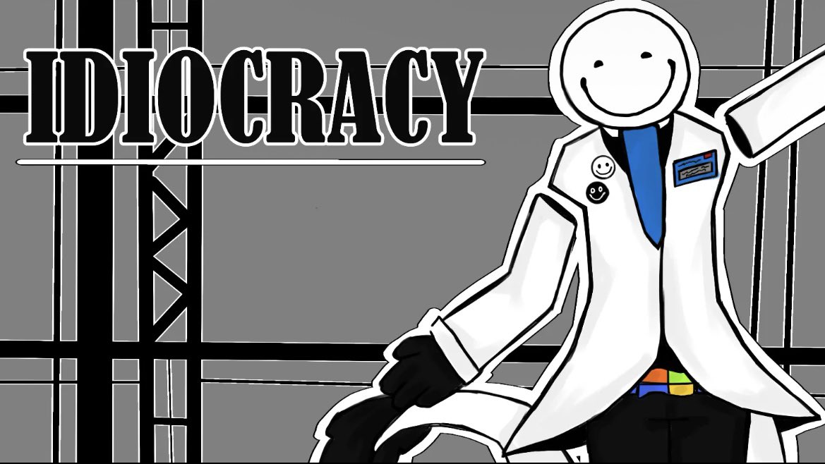 VeritynThatMob's tweet photo. Idiocracy! He’s nice. https://t.co/4yLfRb6yOB