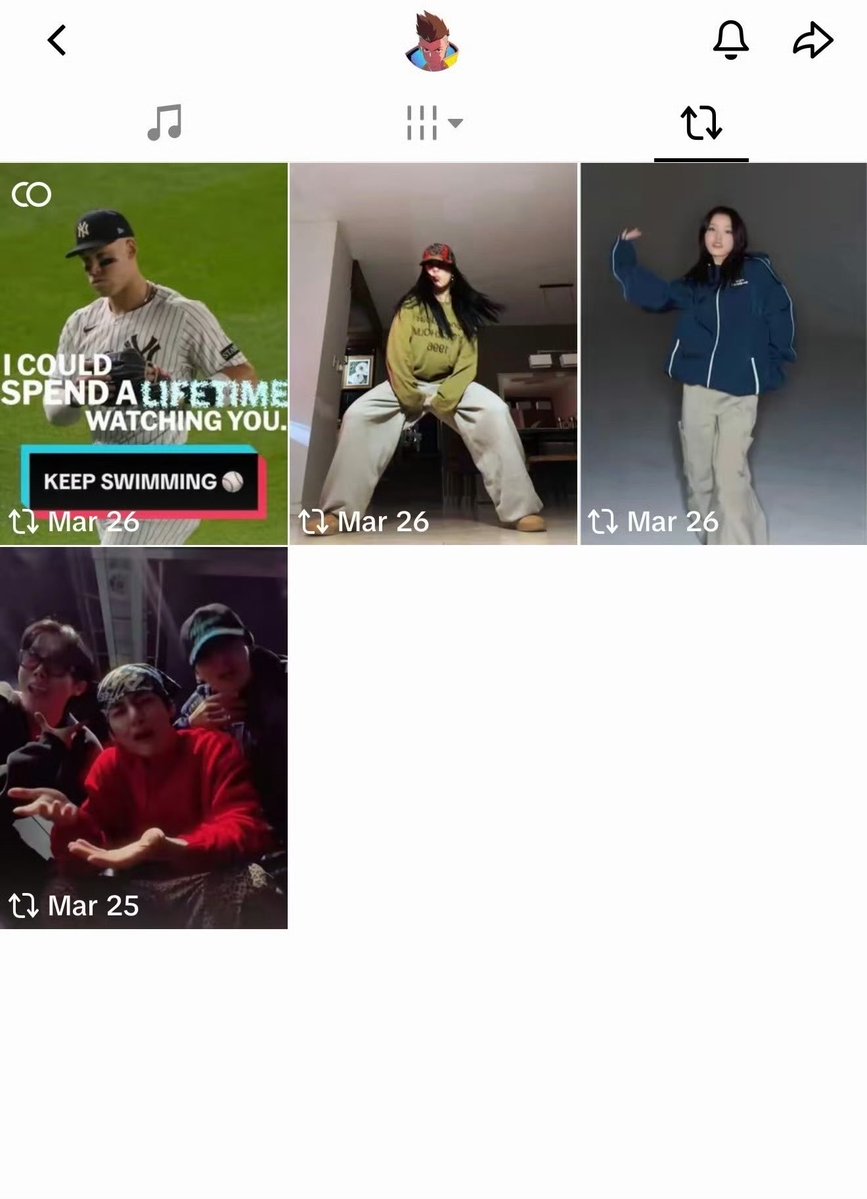 xjchen517's tweet photo. Jungkook was active on his tiktok several hours ago, which reminds me that: the first repo he made after he recreated the following list to welcome Taehyung, was Taehyung's first tiktok post. And this will stay there forever.

#Taekook https://t.co/4PdiyIBzwA
