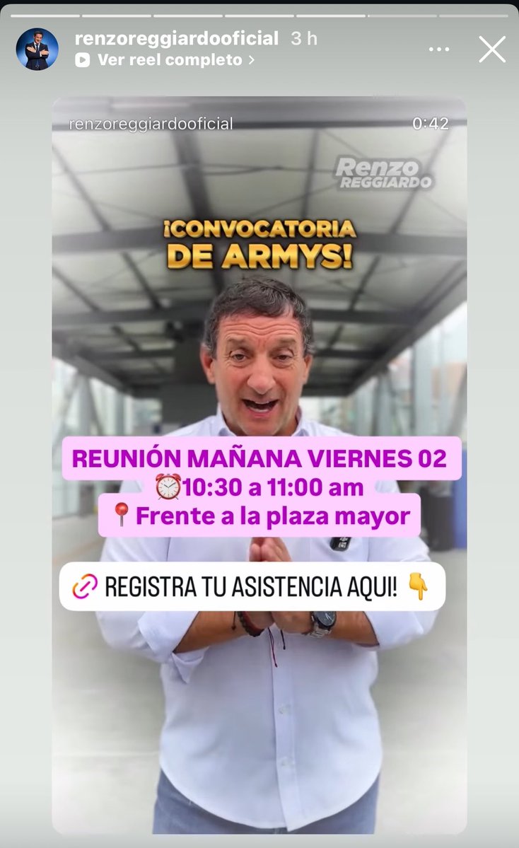 97milkjk's tweet photo. Mañana Renzo Reggiardo se reunirá con un grupo de Army frente a plaza mayor de 10:30am a 11:00am (poco tiempo la verdad) https://t.co/lk0pF2gw37