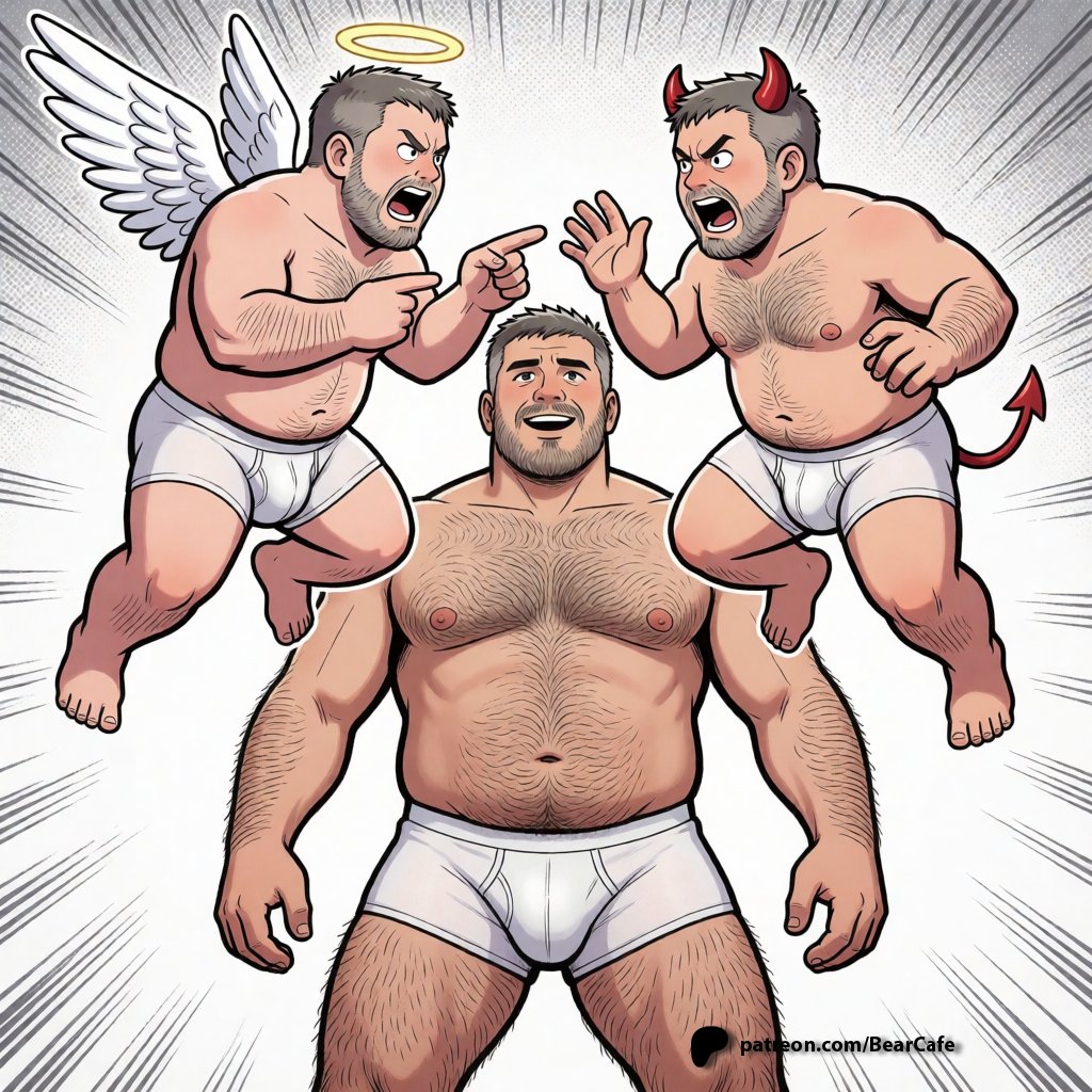 Bear_Cafe_'s tweet photo. Angel and Demon https://t.co/qZq8dCLBIW
