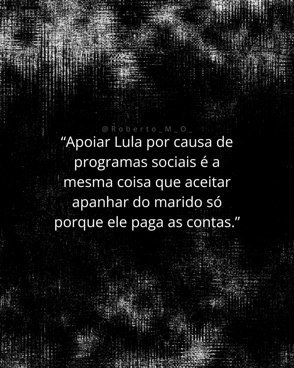 Roberto_M_O_'s tweet photo. ASSISTENCIALISMO BARATO SEM DIGNIDADE? https://t.co/Ie6LnIIUkk
