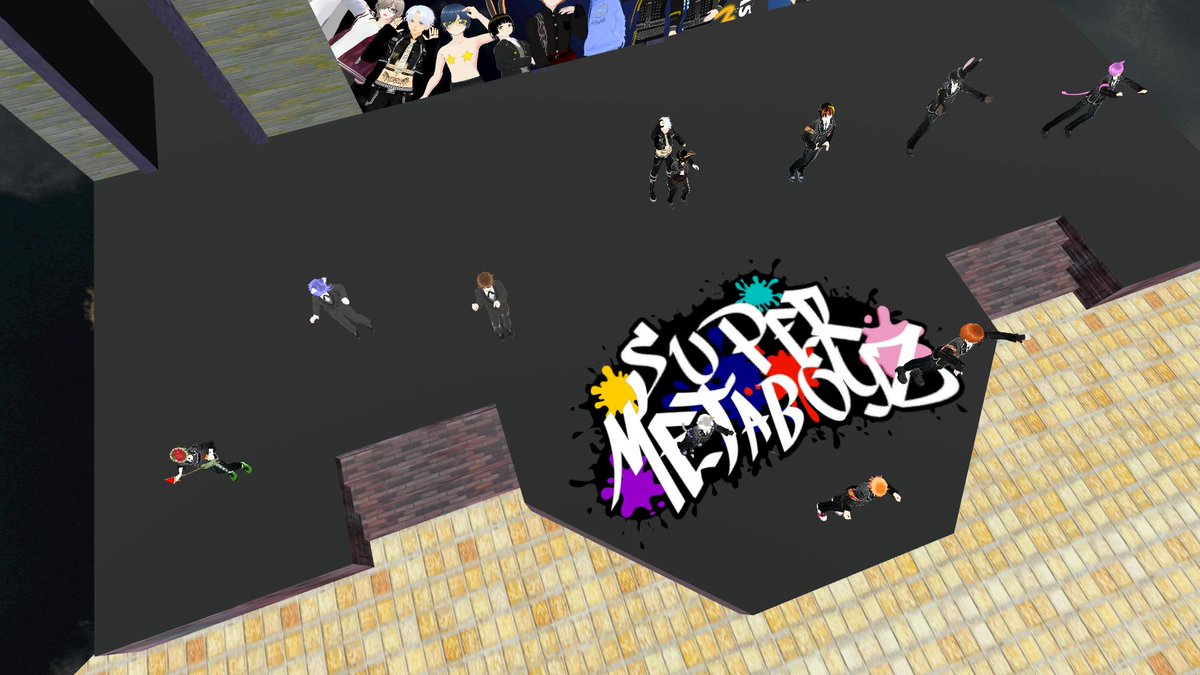 Sakurako_Mariko's tweet photo. #cluster #SMB #SUPERMETABOYZ #LIFETOMUSIC
SUPER META BOYZ定期ライブ
https://t.co/wz5wTuei0L
10月も2日目、もうすぐ週末ですね!
メタバースで一番クールなアイドルグループと一緒に過ごすことほ���、休日のスタートにふさわしいものはありません~
クラウドファンディングキャンペーンもまもなく終了するので、一足早くお祝いしましょう~
クールな曲とクールなダンスで、お時間のある時にぜひ遊びに来てくださいね~