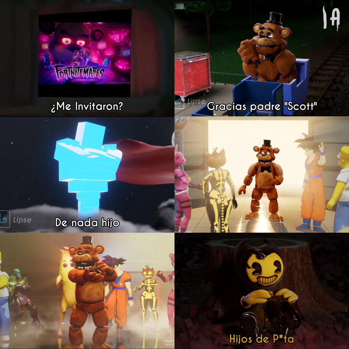 InkAxel414's tweet photo. Todos invitados al evento del año... menos el pobre Bendy 🥹

¿@Bendy x @Fortnite 2027?

Animacion hecha por: @Lipse17

#BENDY #FNAF #Fortnite https://t.co/JjnHfr5v0Q