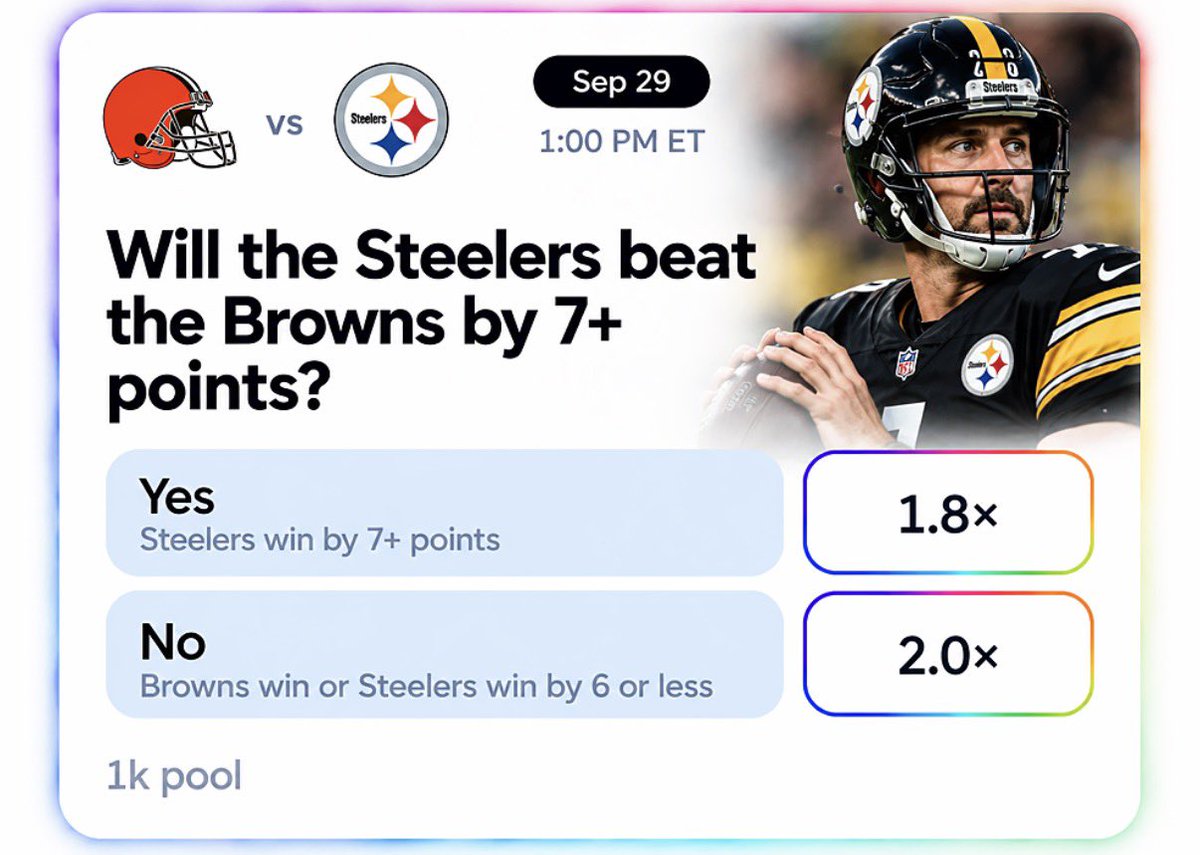 FourPlayHQ's tweet photo. Aaron Rodgers and the Steelers by 7+… yes or no? 👀 https://t.co/aKAkjd1gXa