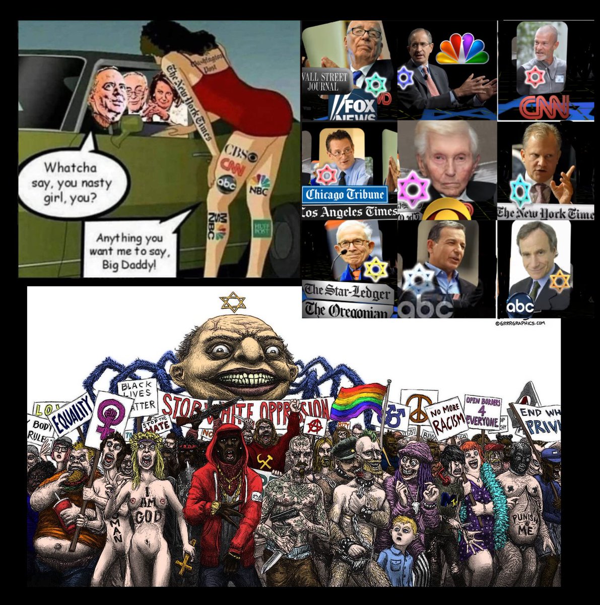 DarkMarkets's tweet photo. The "librul/left" Libtards ARE AS WILLFULLY IGNORANT / stupid as the Christian zionists neo-cons (warmongering Christo-fascists) -  

 the Christians & MAGA conservatives REFUSE TO NOTICE WHO IS DRIVING THE BUS of  America's  "CULTURAL MARXIST" corp whore media...
 and  thereby the "communist" DEMORAT PARTY 
behind the 2020 STOLEN ELECTION and  merrick garland led  PERSECUTION of  Trump officials and Trump Supporters 

...and the librul/left LIBTARDS are TOO STUPID
 to notice that the DEMORAT PARTY is OWNED 
by the blackrock, kkr, goddamnSachs,  "fed reserve" LOANSHARKING PARASITE BILLIONAIRE$ 

who have SABOTAGED  UNIVERSAL adoption 
(govt tax rebates, funding, loans, grants)  
OF SOLAR PANELS on EVERY HOME IN AMERICA 
 for past two DOZEN YEARS
because OIL & energy profits 
(along with WARS, LOANSHARKING, MEDICAL "health care" EXTORTION, and drugs/human trafficking) 

ARE THEIR MAIN #1 BIG PROFIT centers... 

my home is solar powered, and even during the heavy A/C summer months my electric bill is only $43...
and that's only because the damn power company is not giving me full credit for the excess energy 
I pump IN TO their grid! 

 Most of the "enviro groups" ARE FAKE, 
as Tucker Carlson recently pointed out, larry FINK of Blackrock WAS PIMPING "GLOBAL WARMING!"
 as REQUIRING, DEMANDING that we  REDUCE our  ENERGY CONSUMPTION, jobs and safety be damned...
but now that the UKRAINE & IRAN WARS 
are SMASHING global energy production,  

(creating a MONOPOLY EXTORTION OVERLORDS over slave-wage peons economy that is ALWAYS their goal) 

he no longer needs to  pretend he cares about
 the "environment" or "global warming"