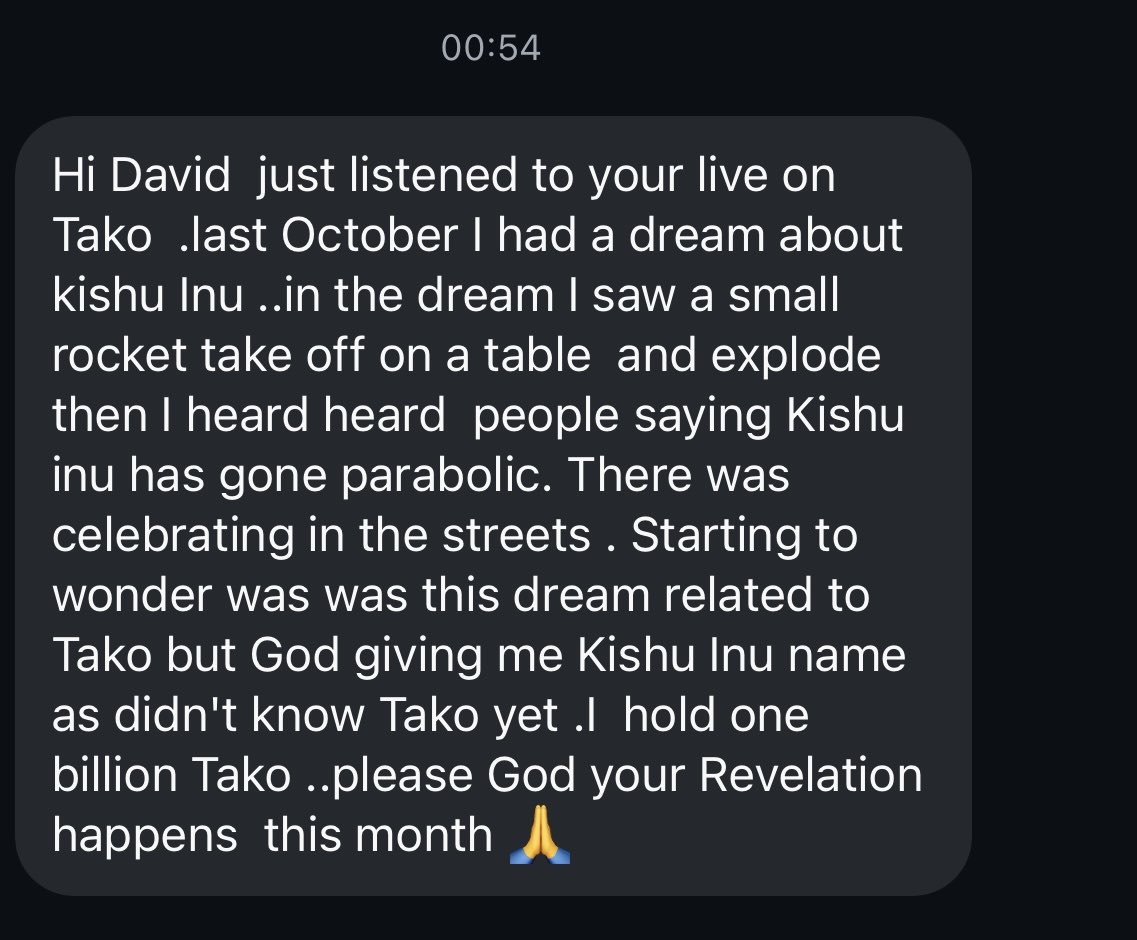 ArkofDavId8935's tweet photo. Dream someone just sent to me ethereum:0x0ee375090f423934ebfbb241a3eb2ee4e01eaf0a 

GOD wants you to buy this coin heavily. 

Please read in full the two screenshots ⬇️ 

Today’s Date: 02.10.26
2+1+2+6 =11 

47 = 11
11 = 11
74 =11

@GrantCardone @GaryCardone @ElenaCardone https://t.co/QV2DxHHS6E