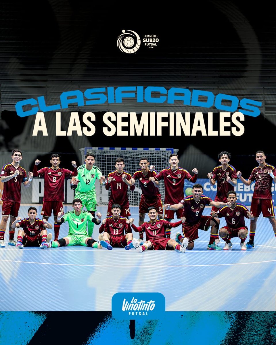 FVF_Oficial's tweet photo. Demostración de talento y superioridad 🫡

De manera invicta nuestra Sub 20 se clasifica a la siguiente fase del CONMEBOL Sub 20

#siemprevinotinto🇻🇪 https://t.co/MDYsG9E95Q