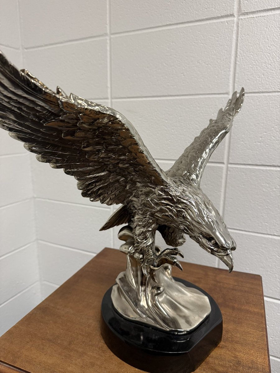bvhsfootball's tweet photo. 🇺🇸 We play for a lot tomorrow. 🇺🇸 

For another year, we hope to keep this traveling eagle trophy from the Army National Guard, which reminds us of our amazing armed forces people. May competition bring out the best in all of us. #onefamily 🇺🇸 https://t.co/JqrmNIvvYC