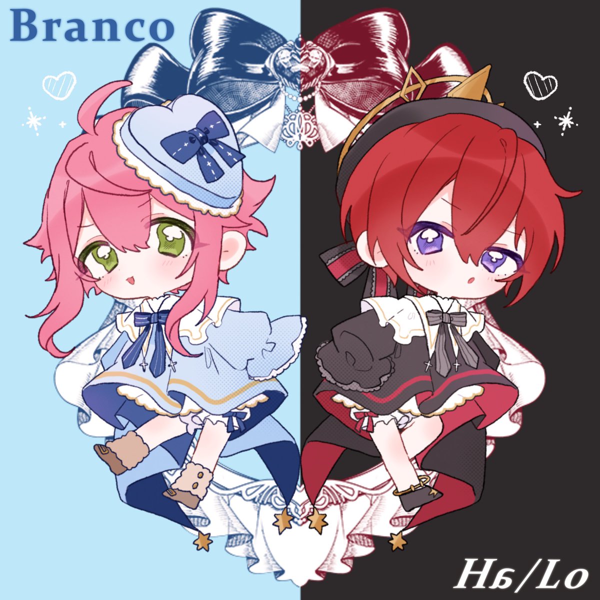 nene_rabits's tweet photo. ぶらはろちゃんで対になる感じ➿🎀 https://t.co/8w1QYRVDzV