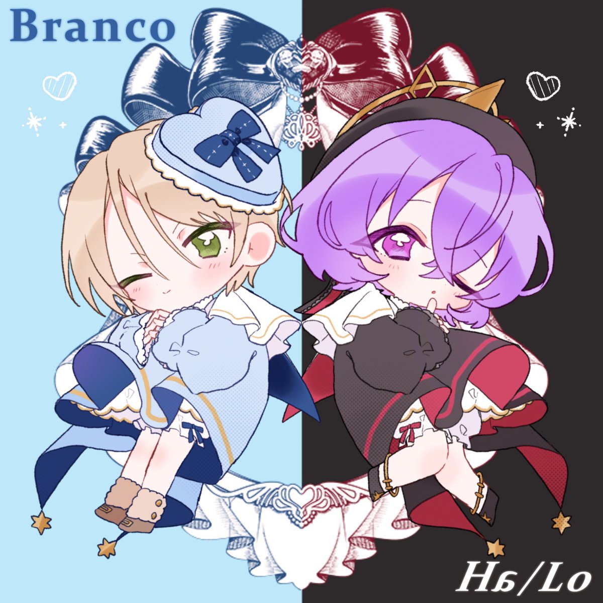 nene_rabits's tweet photo. ぶらはろちゃんで対になる感じ➿🎀 https://t.co/8w1QYRVDzV