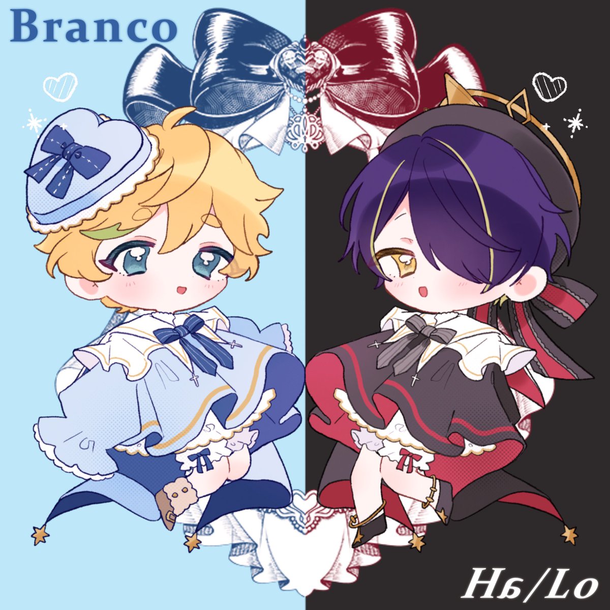 nene_rabits's tweet photo. ぶらはろちゃんで対になる感じ➿🎀 https://t.co/8w1QYRVDzV