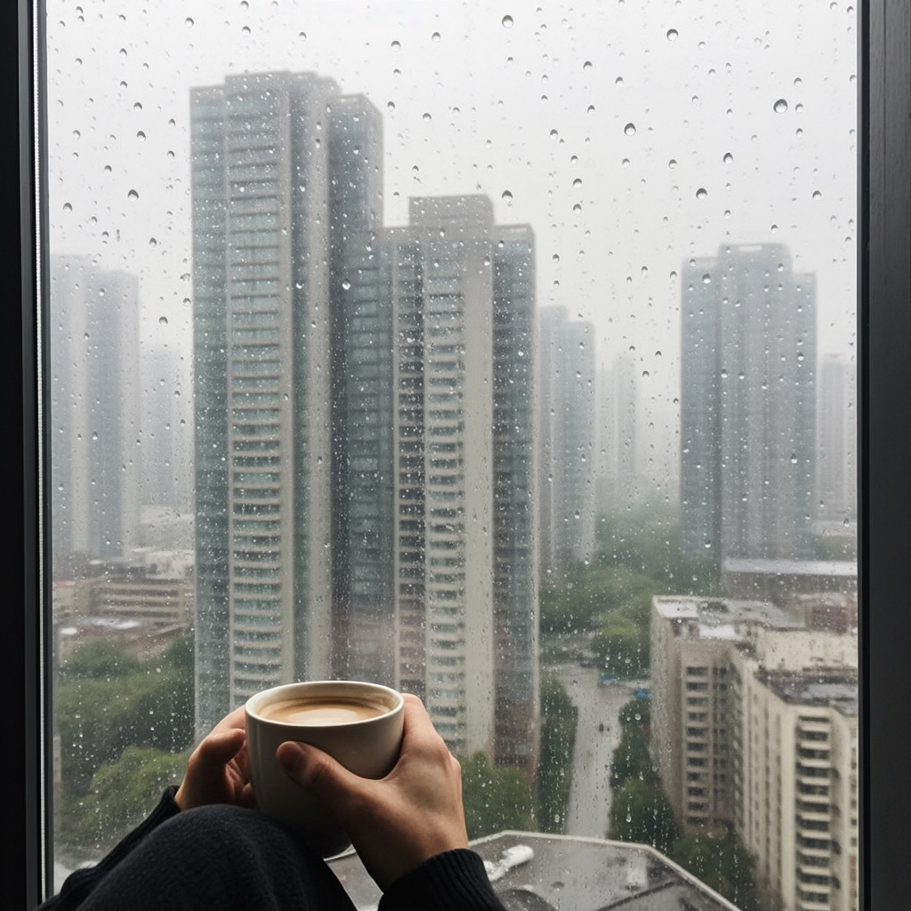 ootzsi's tweet photo. [Hey yixin! The rain’s pouring, don’t get flooded by the raindrops tonight.] https://t.co/6yjk5oCUIp