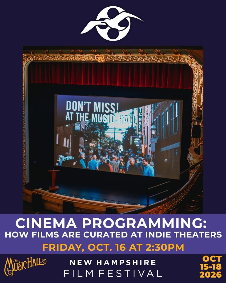 NHFF's tweet photo. We're TWO WEEKS AWAY from the 24th Annual New Hampshire Film Festival! Not only do we have over 100 exciting films to show you but we have six insightful panel discussions and talks with filmmakers &amp; special guests on the sched Oct 15-18. Learn more: https://t.co/QnmE7MI82g #nhff https://t.co/tHs6OSx2gK