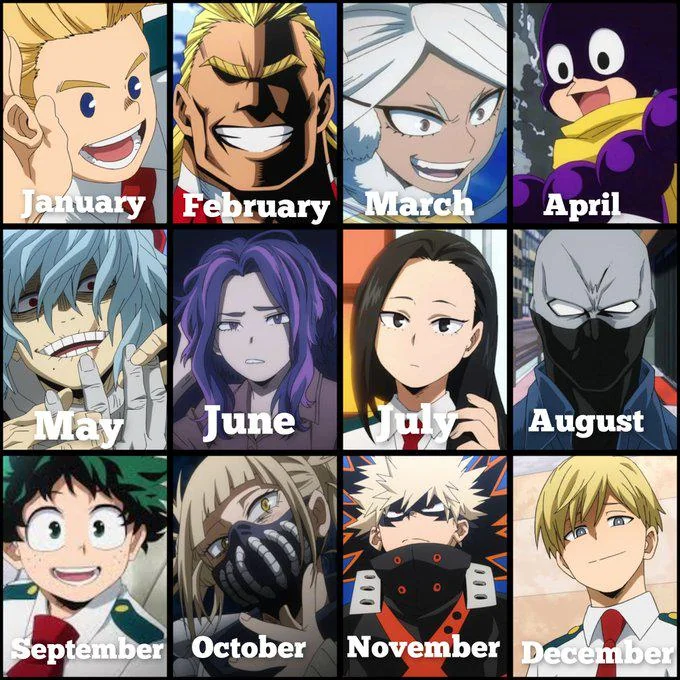 Mangaic2's tweet photo. You get to spend a full day with a character based on your birth month, How much fun are you having? 👀 https://t.co/esciuefWNN