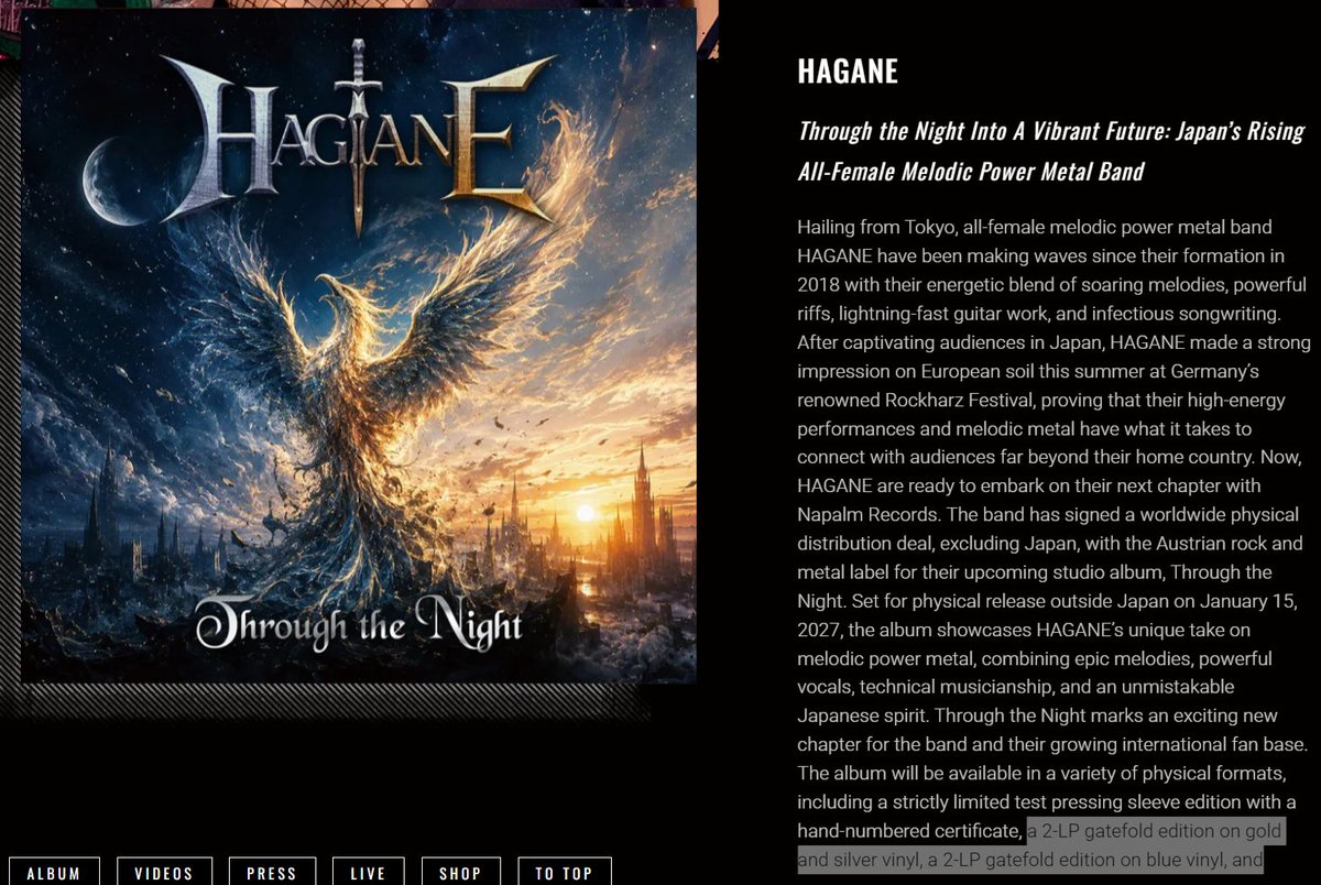 Billy89Guitars's tweet photo. This is huge news!! Hagane vinyl is coming and no more expensive shipping!!! https://t.co/PHwbw024MD