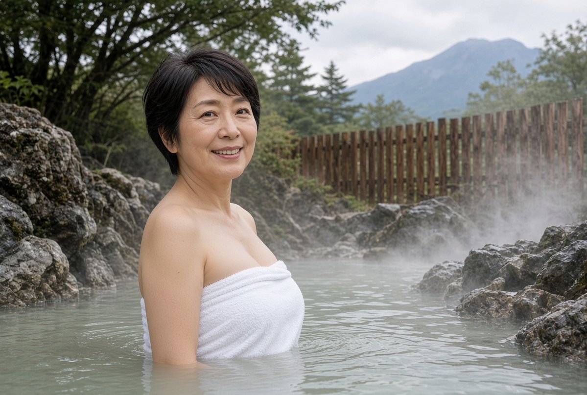AnLeavel's tweet photo. こんな熟女でも、一緒に温泉行ってくれる方いますか？ https://t.co/F2s1wDu3JG
