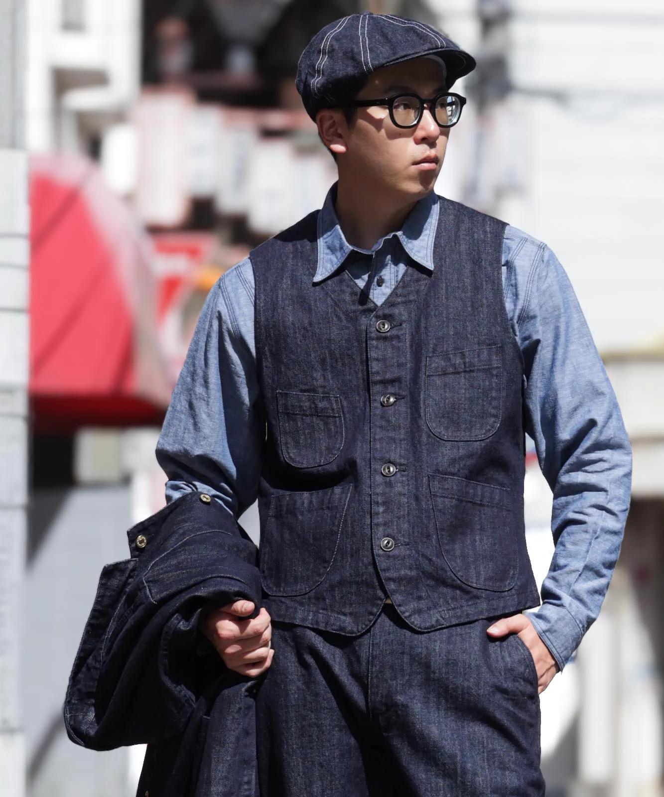 児島ジーンズ ウォバッシュ トランプ柄 デニムベスト 極美品 L KOJIMA GENES（児島ジーンズ） on X: 