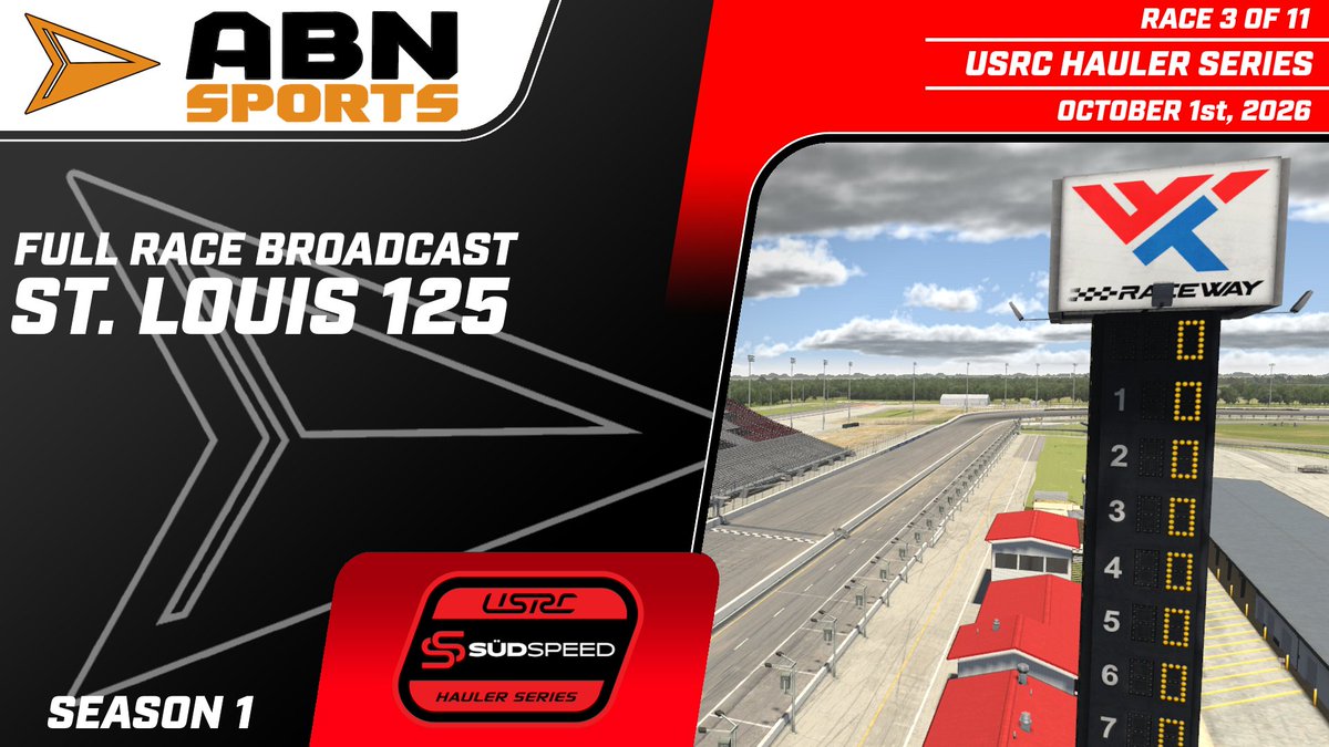 ABNSportsLive's tweet photo. We're up and running on YouTube! Join @CarmenSiennaABN at Gateway for the USRC Sudspeed Hauler Series!

@usrchampionship // @ABN_Studios // #USRCTrucks 

https://t.co/DNdymZ1jXq https://t.co/HhZ3GBjT4o