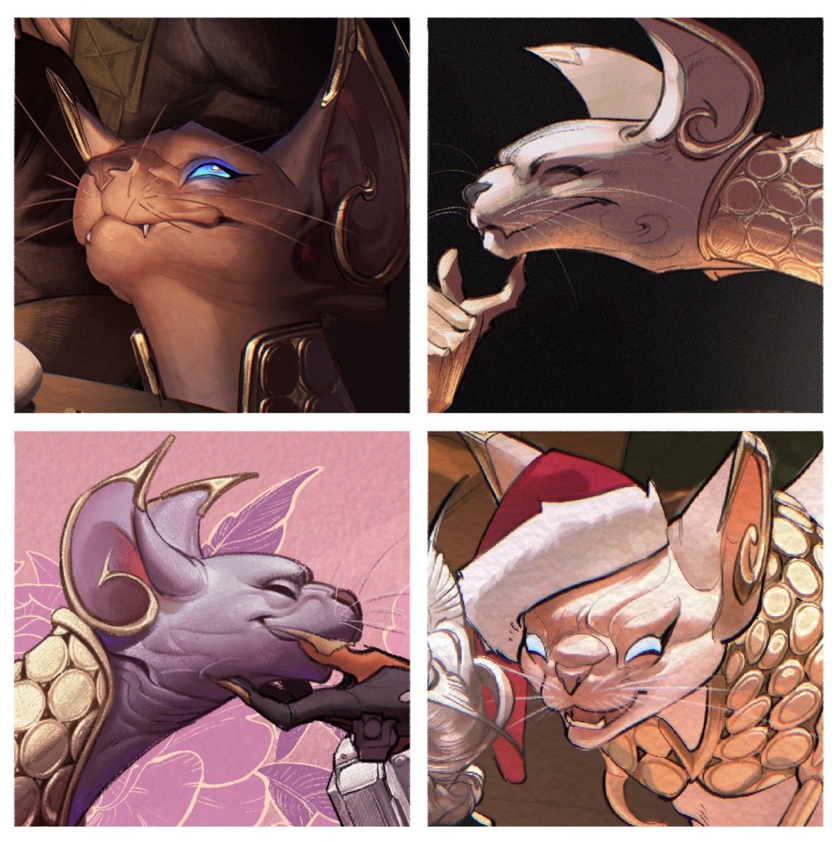 GroovyTaxi's tweet photo. Mandatory collage of the goodest girl 
#warframe https://t.co/EcyJG3jQpa