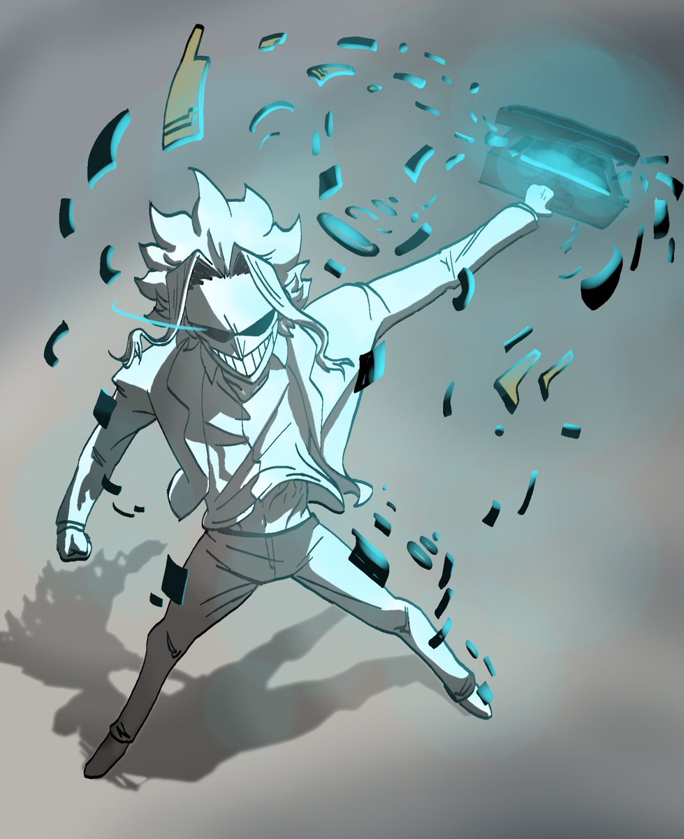 seven_was_here's tweet photo. This might be my quickest sketch yet... that's what happens when you drink caffeinated drinks at 1am (he looks cool af tho cmonnnn 👀) https://t.co/kRZ4fgjzo7