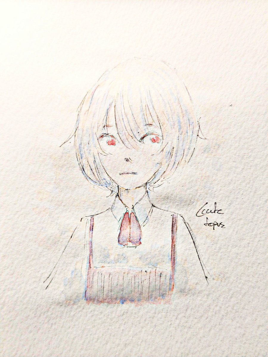 ccutetopus's tweet photo. ccutetopus sketch peace. 
#ccutetopus 
#originalcharacter 
#watercolor 
#animeart 
#วาดรูป https://t.co/cyC92prGs3