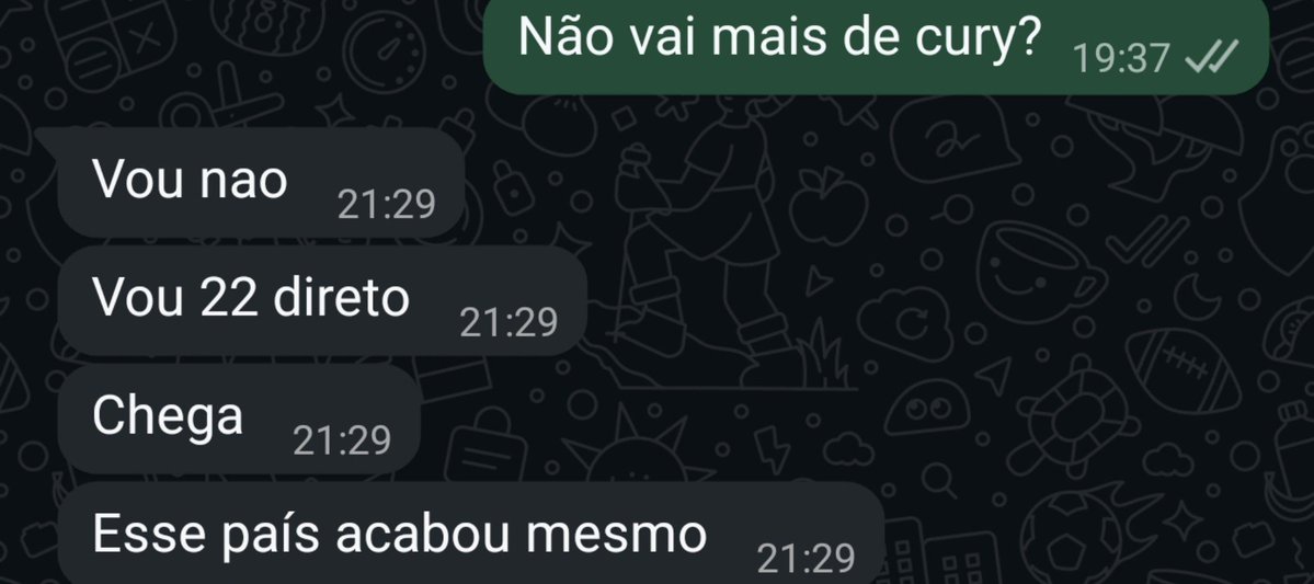 FelipeTadewald's tweet photo. Amigo meu no whatsapp agora https://t.co/B2IR3S0RK1