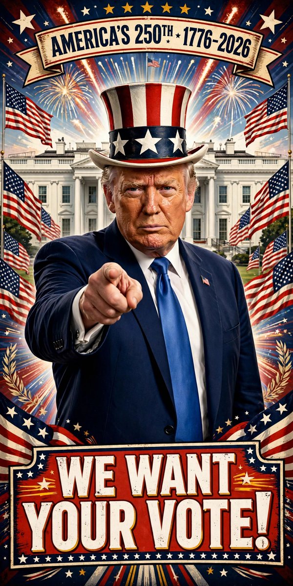 TomBanks_us's tweet photo. America!
Thank you for your attention to this matter. 
WE THE PEOPLE,
WANT YOUR VOTE!
DJT @POTUS
#VOTE #MAGA #GOP https://t.co/ztLD7TSBiW