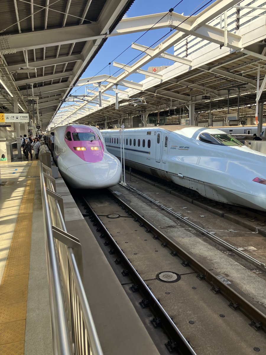 JACK24ONEPIECE's tweet photo. メラメラ争奪戦に向かう新幹線がまさかのワンピース新幹線🤣
アナウンスも内装のラッピングも凝ってて可愛かった♡
#ONEPIECE新幹線 https://t.co/IgLVNrHD51