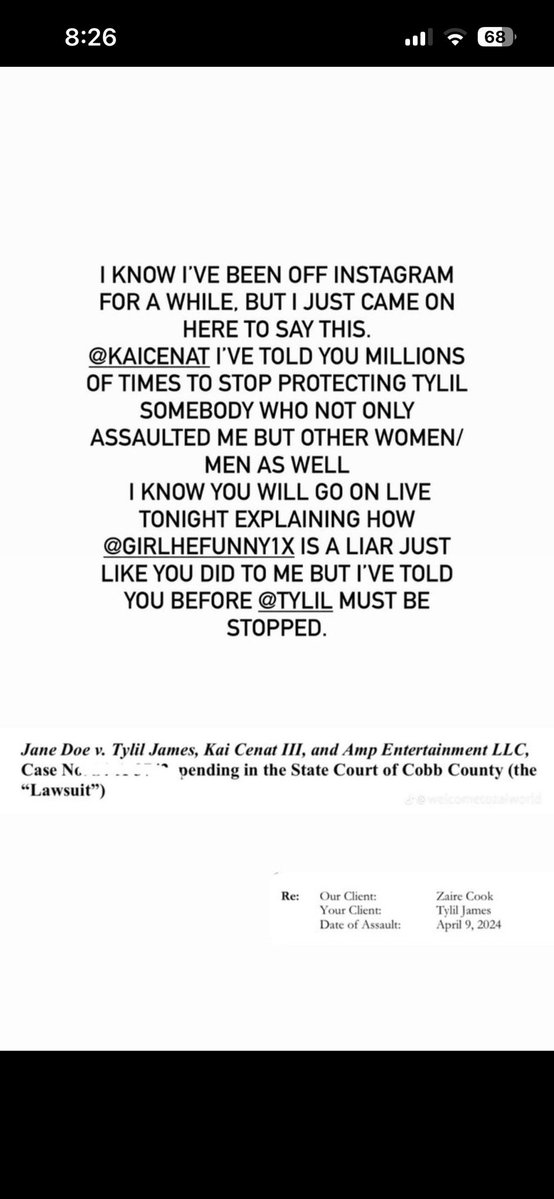 641shakur's tweet photo. A girl comes out and says that Reggie isn’t lying and Kai cenat is covering for tylil and that he SA multiple men and woman https://t.co/Lq6CMGwxYY