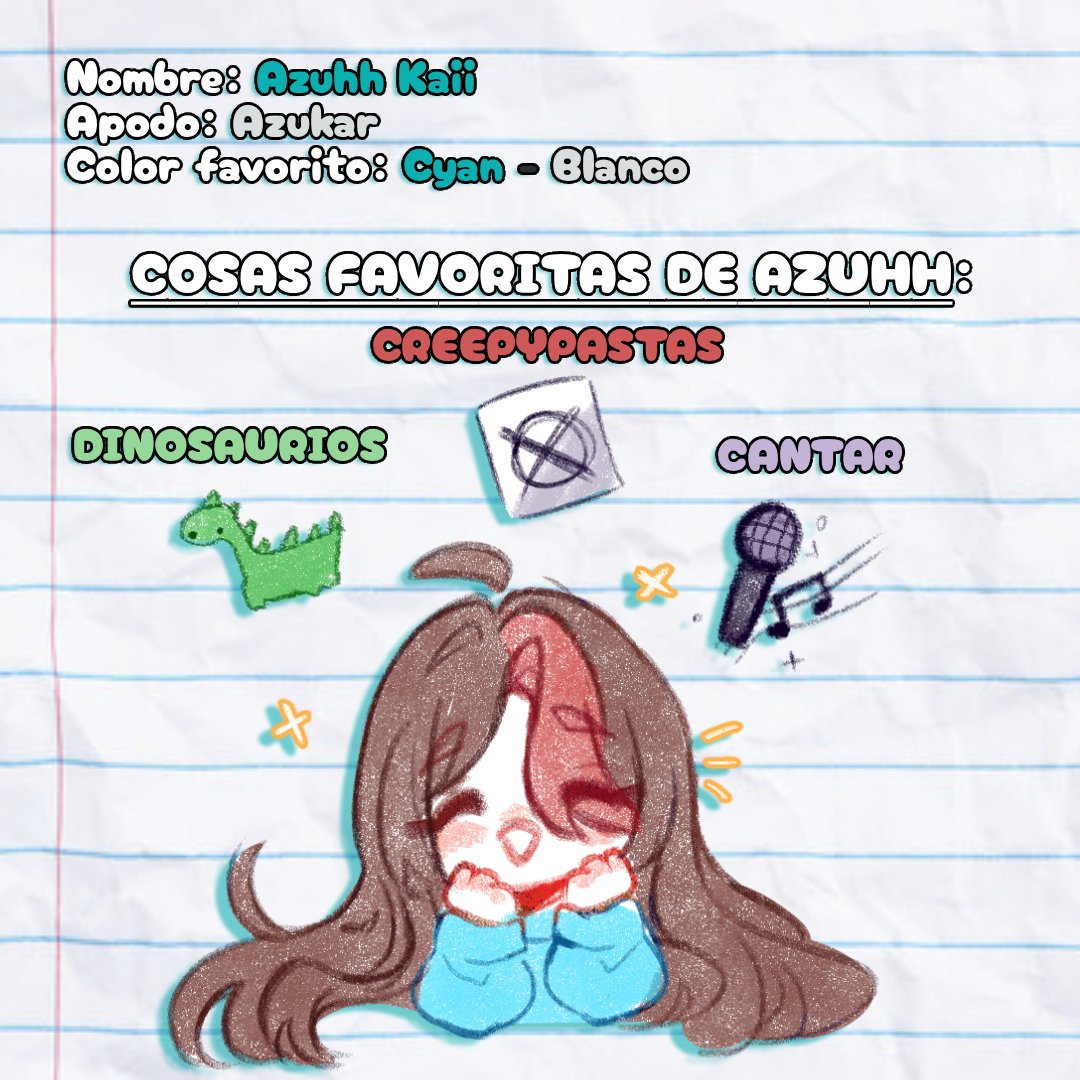 AzuhhLy's tweet photo. ¡Hola! Soy Azuhh Kaii, aunque me dicen Azuhh!💙

Me encanta descubrir cosas nuevas y, sobre todo, pasar mi tiempo haciendo lo que más disfruto: Cantar , jugar juegos de terror y el pingpong .🎮🏓

¡Mucho gusto en conocerlos!🎤

- Azuhh💙 https://t.co/XdLgA4LvCy