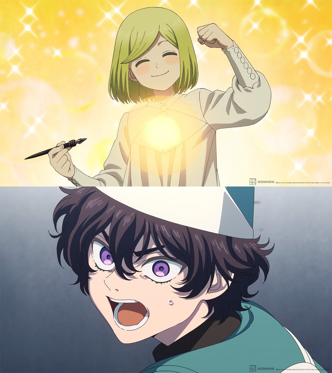 Crunchyroll's tweet photo. Witch season is here 🪄(via Witch Hat Atelier) https://t.co/SQdKMDhW5f