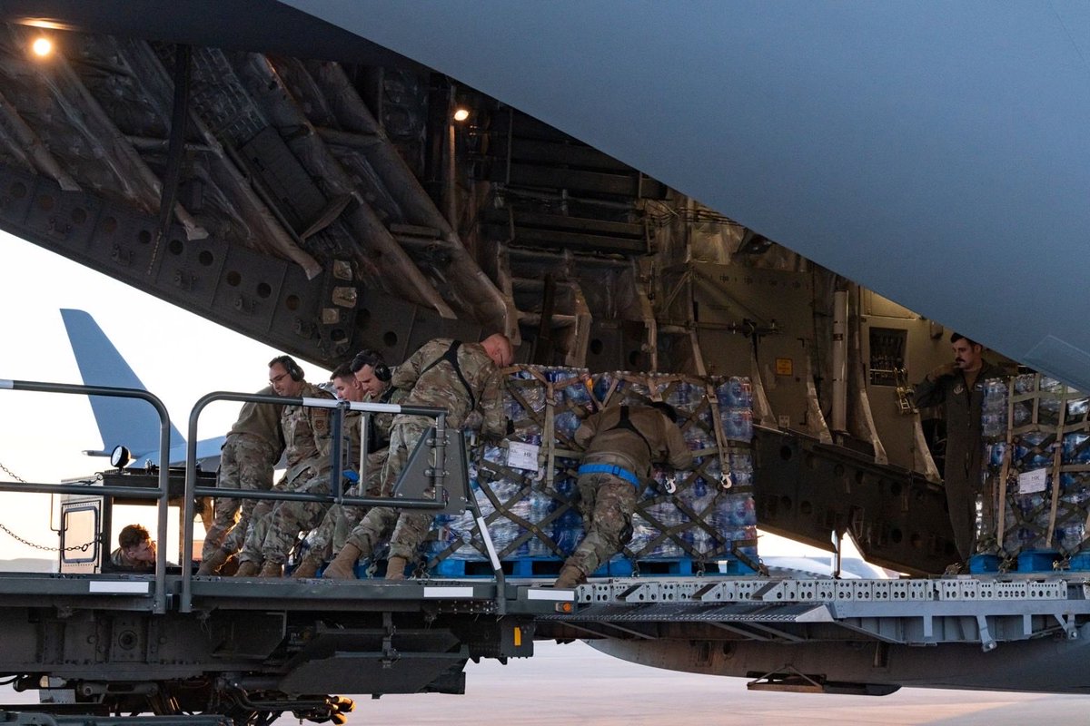 thejointstaff's tweet photo. U.S. Transportation Command was activated in 1987 to unify global air, land, and sea transportation required during wartime.

Today, warfighters rely on @US_TRANSCOM to deliver what’s needed to keep threats from reaching our shores while moving aid to where it’s needed most. https://t.co/cYlQRcPqe4