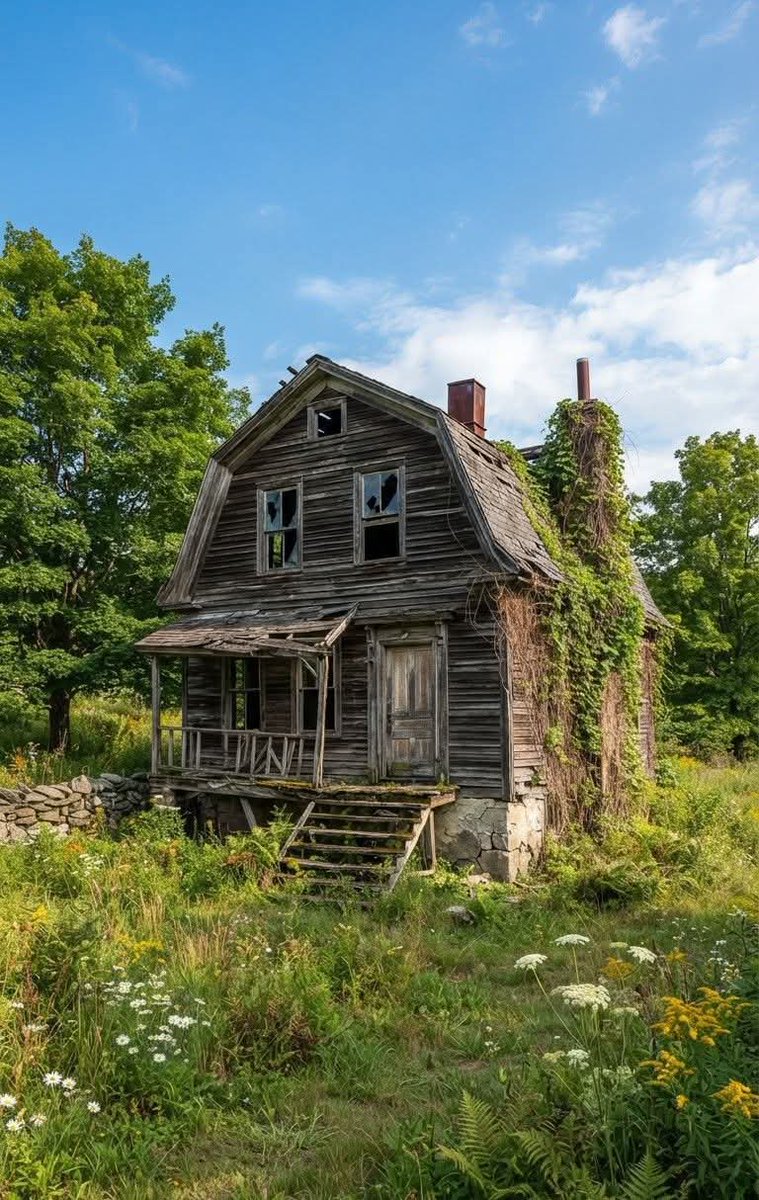 Arnaudrobemj's tweet photo. The Old Farmhouse Nature Took Back
Hashtags: #AbandonedHouse #DutchColonial #Farmhouse #ForgottenPlaces #Abandoned #Nature #USA #OldHouse #CountryHouse #HiddenPlaces
Location: Upstate New York, USA https://t.co/p6GtpT0iS7