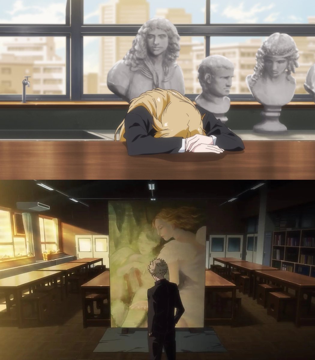 pride_anime's tweet photo. Há seis anos estreava o icônico anime "Blue Period"... https://t.co/Gj501ebZm7