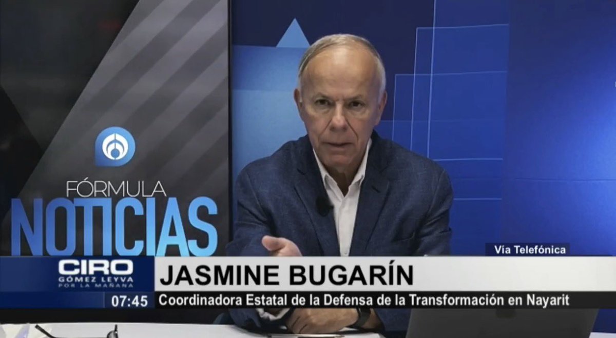 _VicenteSerrano's tweet photo. En menos de 24 horas, @JasminBugarin, estuvo en los espacios de achichincles que apenas ayer @lopezobrador_ denunciaba.

Creo que la coordinadora de la defensa de la transformación y la soberanía nacional no vió ni escuchó al líder de ese movimiento que ya representa en Nayarit. https://t.co/zGnaxcjX9Z