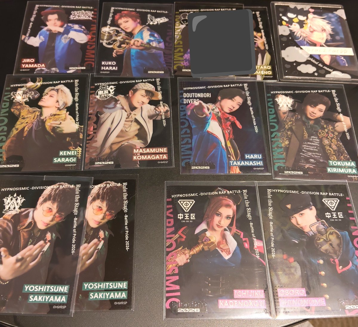cac2cacpp's tweet photo. 【交換・譲渡】ヒプステ BoP クリカ クリアカード

譲：  二郎、空劫、蛇穴、正宗、ハル、徳磨、良経2、無花果、朧

求：定価
または帝統1、一二三1、合歓1、一郎、左馬刻

本日か10/4現地お手渡し
お気軽にお声掛けください☺️ https://t.co/yQx22nDDOb
