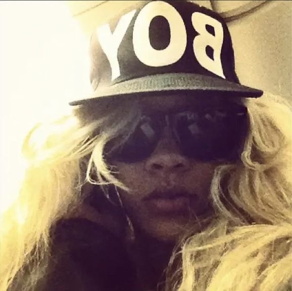 fentylovee's tweet photo. RIRI wearing BOY London https://t.co/qOHRYazly9