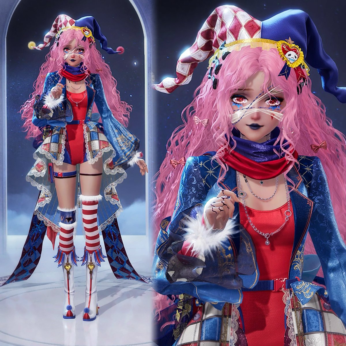 gldn_infinity's tweet photo. SAD CLOWN 🤡💧

landing on this prompt was so lucky 🤍 tysm for the fun wheel lexi ! ❤️🥺
#InfinityNikki https://t.co/qu9FsGbaKw