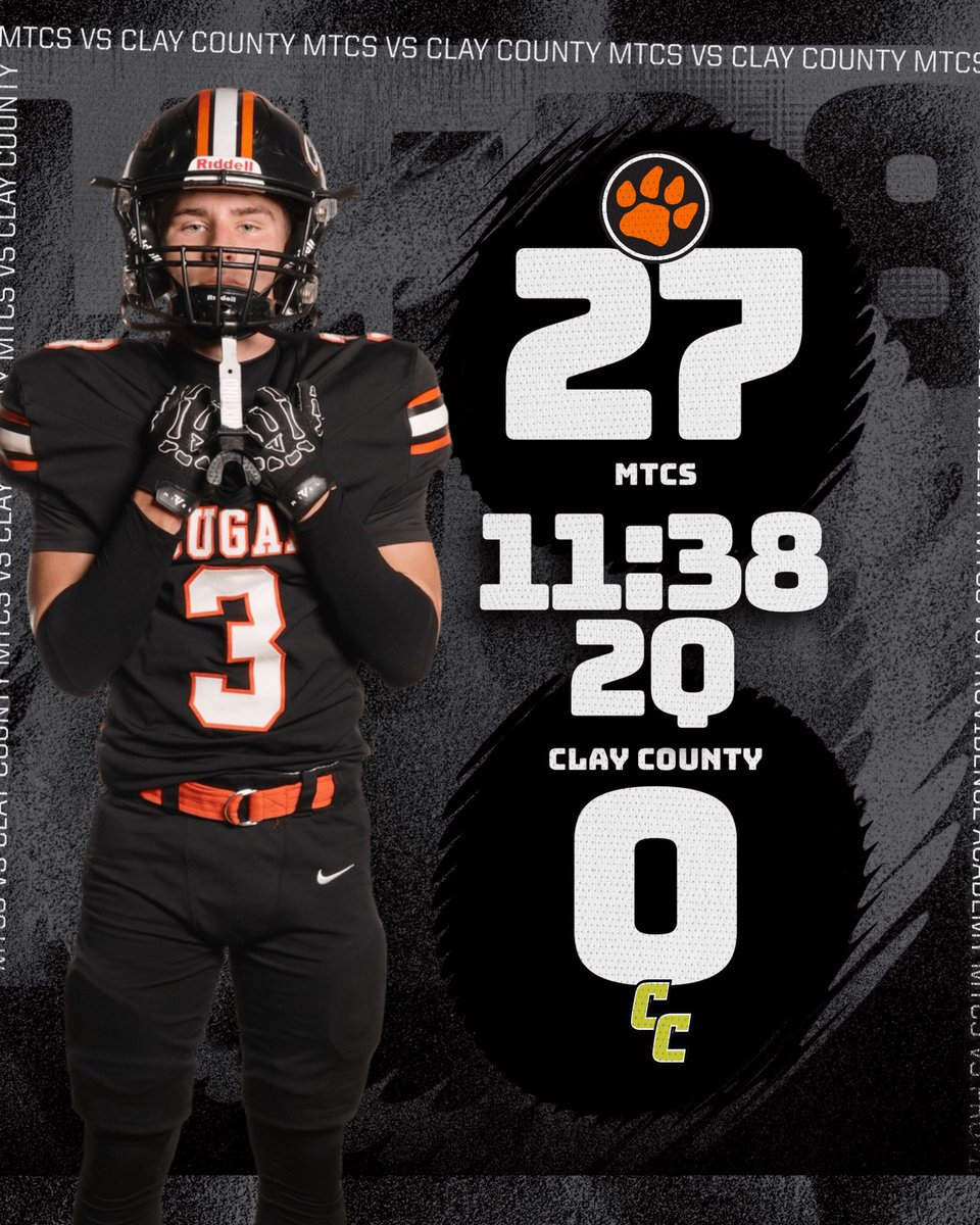 MTCSAthletics's tweet photo. Marlo Nichols 72 yard TD pass to Tripp Houston!! XP is good!!

@MTCSFB 
@cecil_joyce 
@WGNSSportsRadio 
@615Preps 
#GoCougars https://t.co/fhfTOa7Oxu